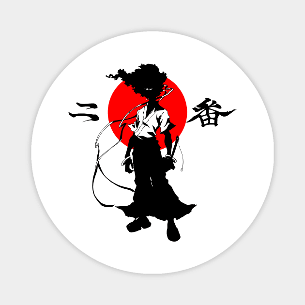 Samurai  No 2 Magnet by Brianconnor